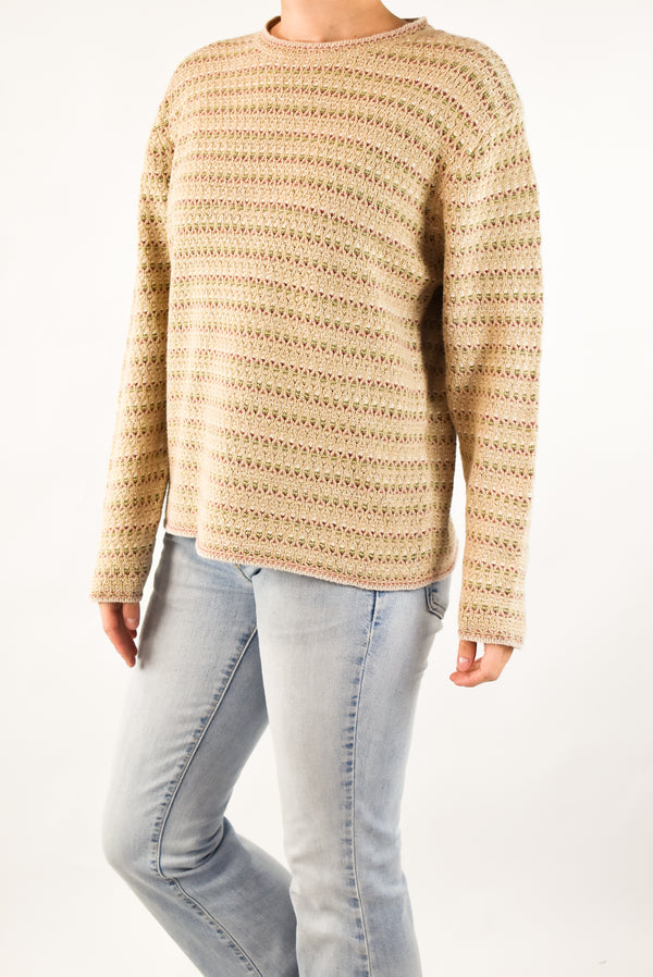 Beige Knitted Sweater