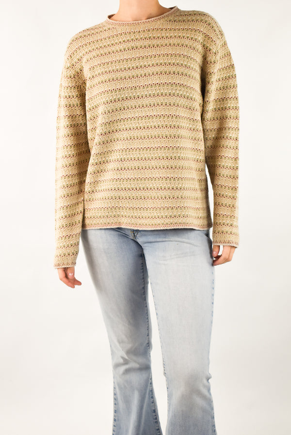 Beige Knitted Sweater