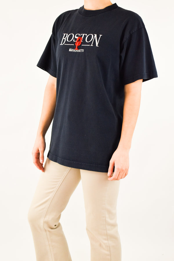 Navy Boston T-Shirt