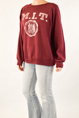 Burgundy M.I.T Sweatshirt