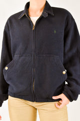 Navy Zip Fleece