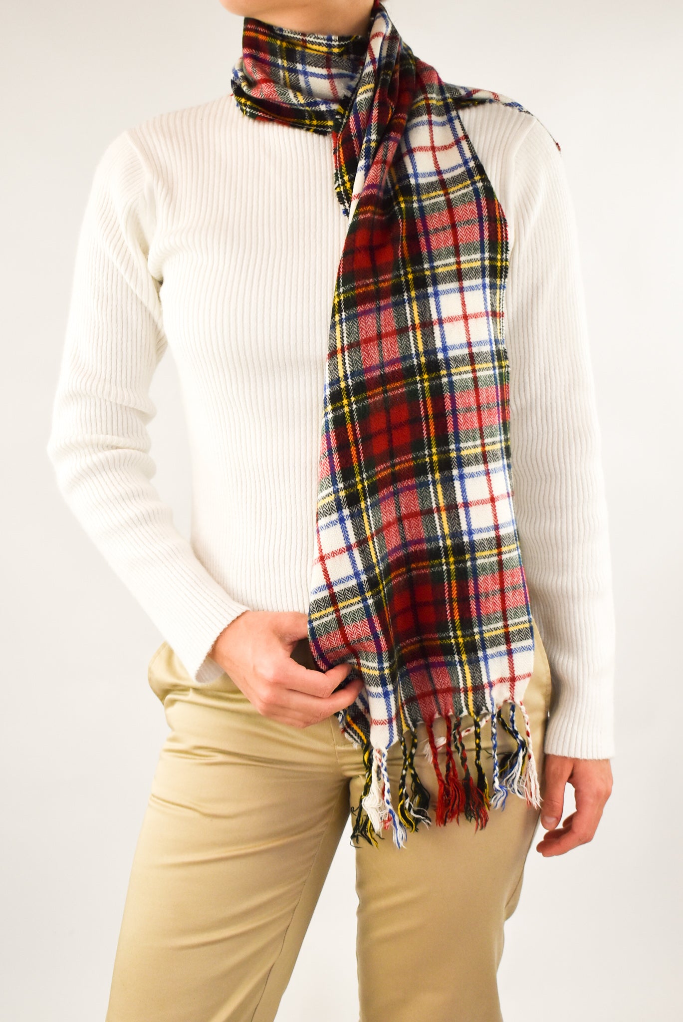 Red Plaid Scarf