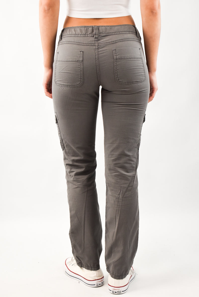 Grey Cargo Pants