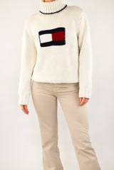 Cream Knitted Turtleneck