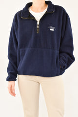 Navy Quarter Zip Fleece