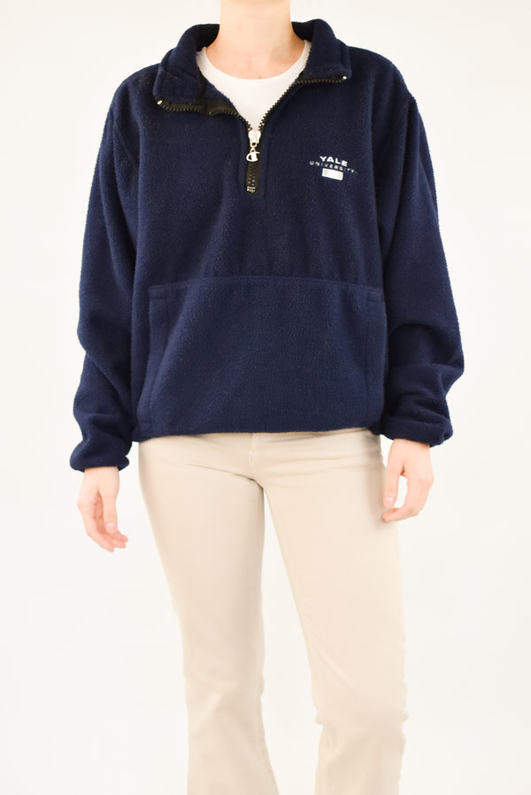 Navy Quarter Zip Fleece