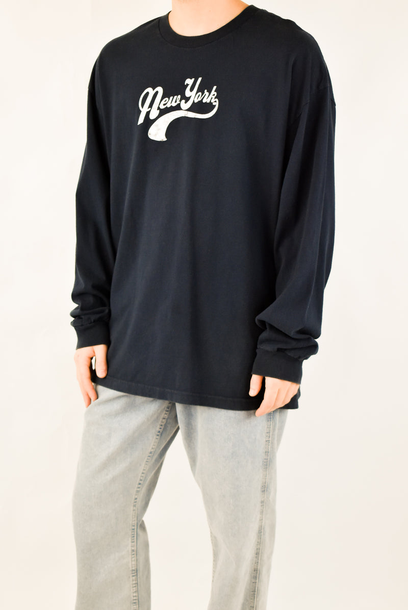 Navy Long Sleeved T-Shirt