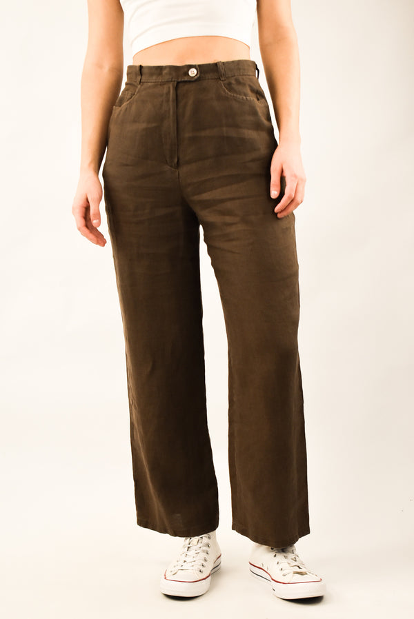 Brown Linen Pants (Copy)