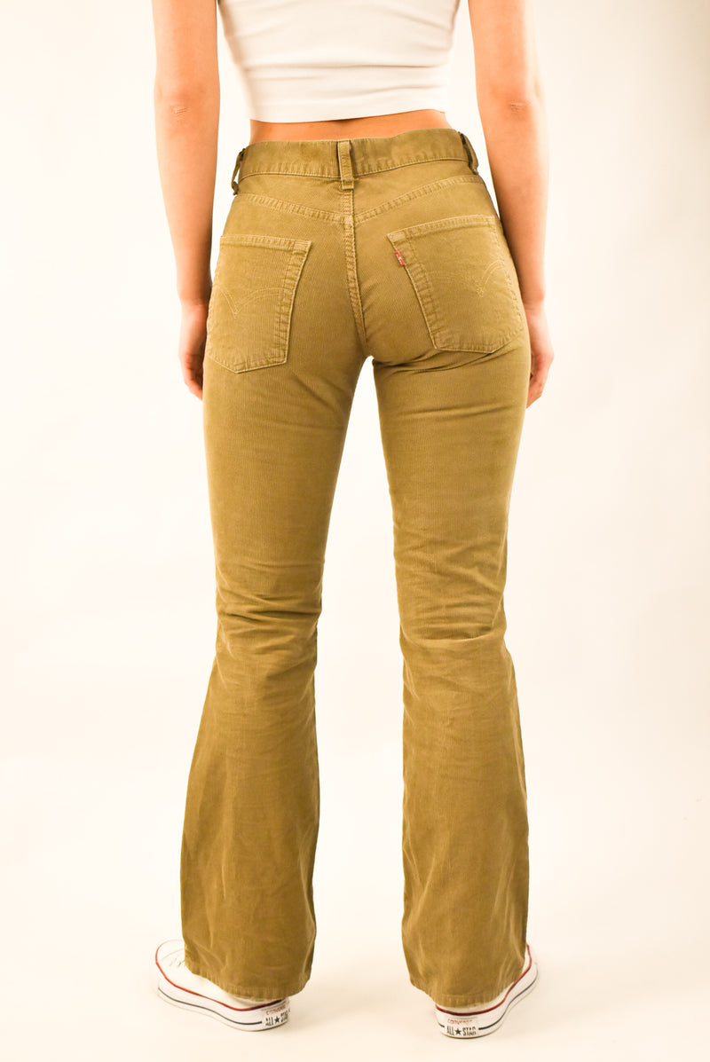 Camel Corduroy Pants