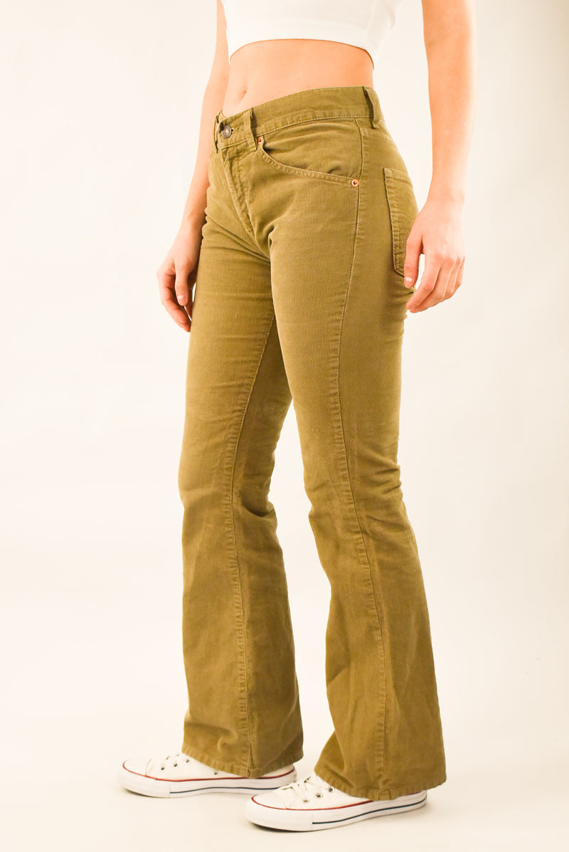 Camel Corduroy Pants