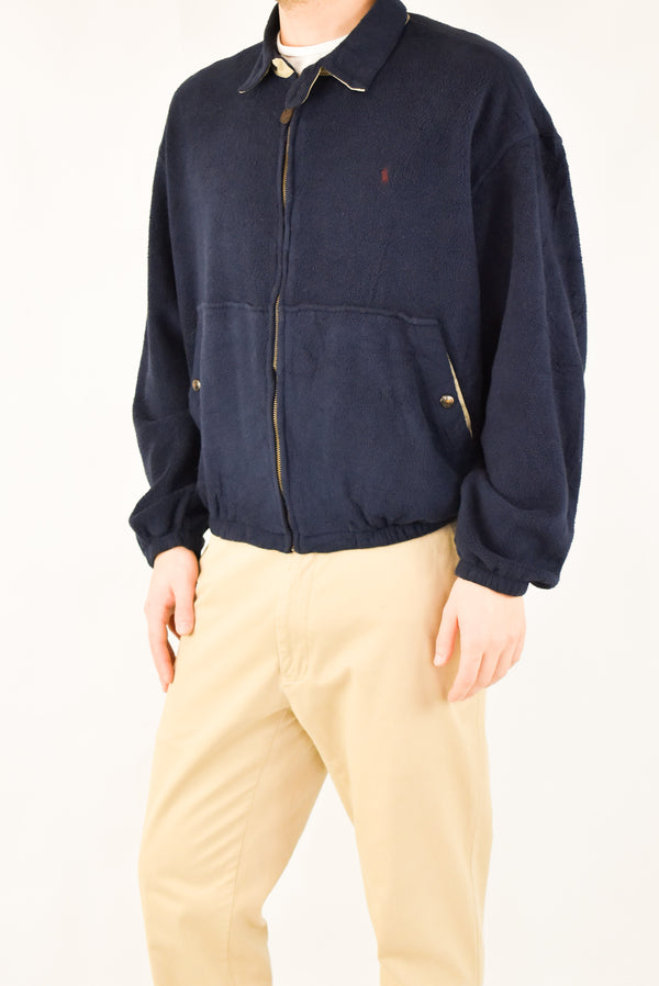 Navy Zip Fleece