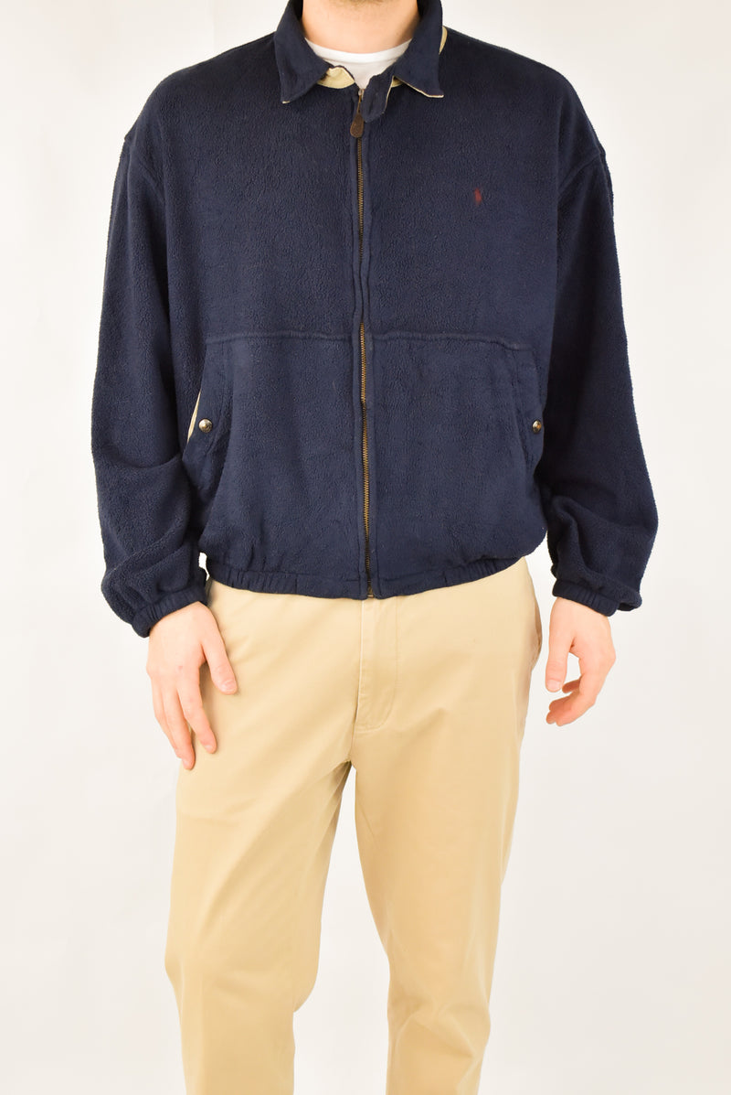 Navy Zip Fleece