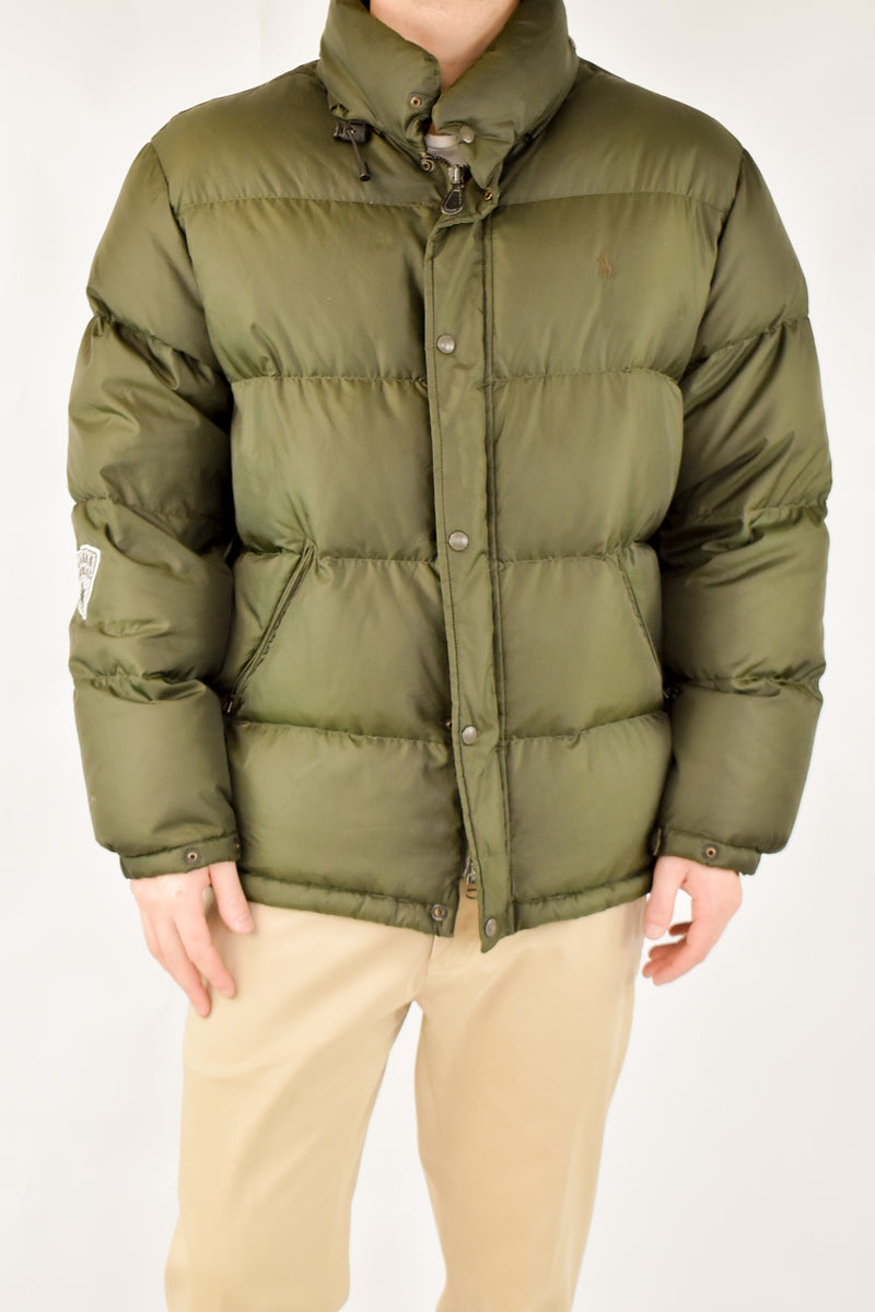 Olive Puffer Jacket