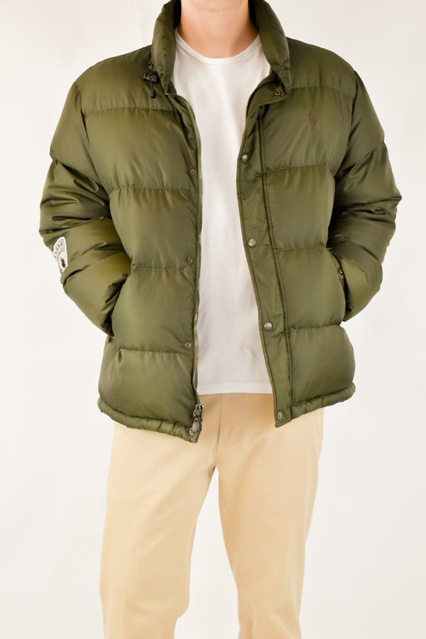 Olive Puffer Jacket