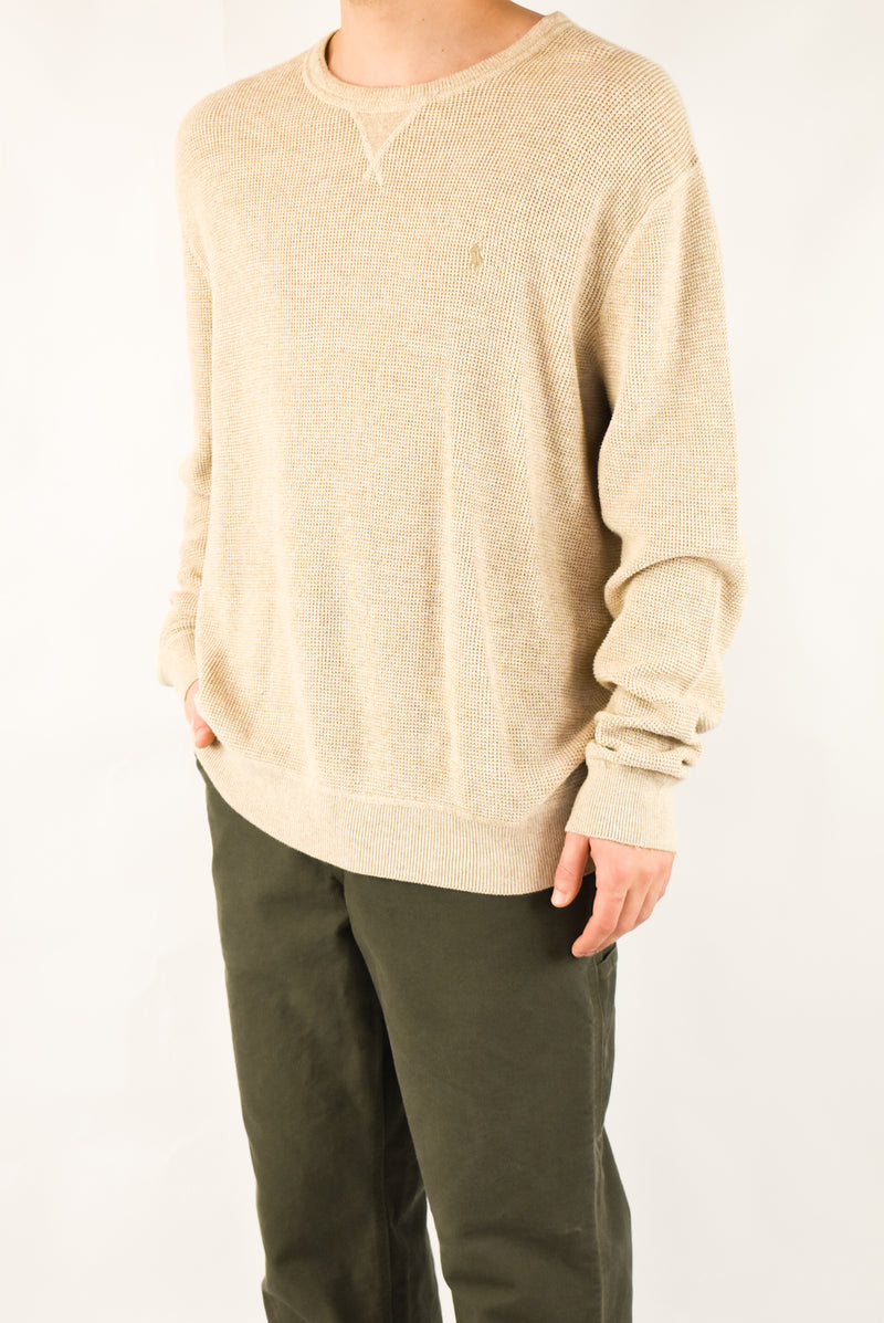 Beige Knitted Sweater