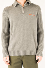 Grey Quarter Zip Sweater