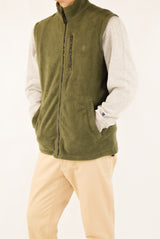 Green Fleece Vest