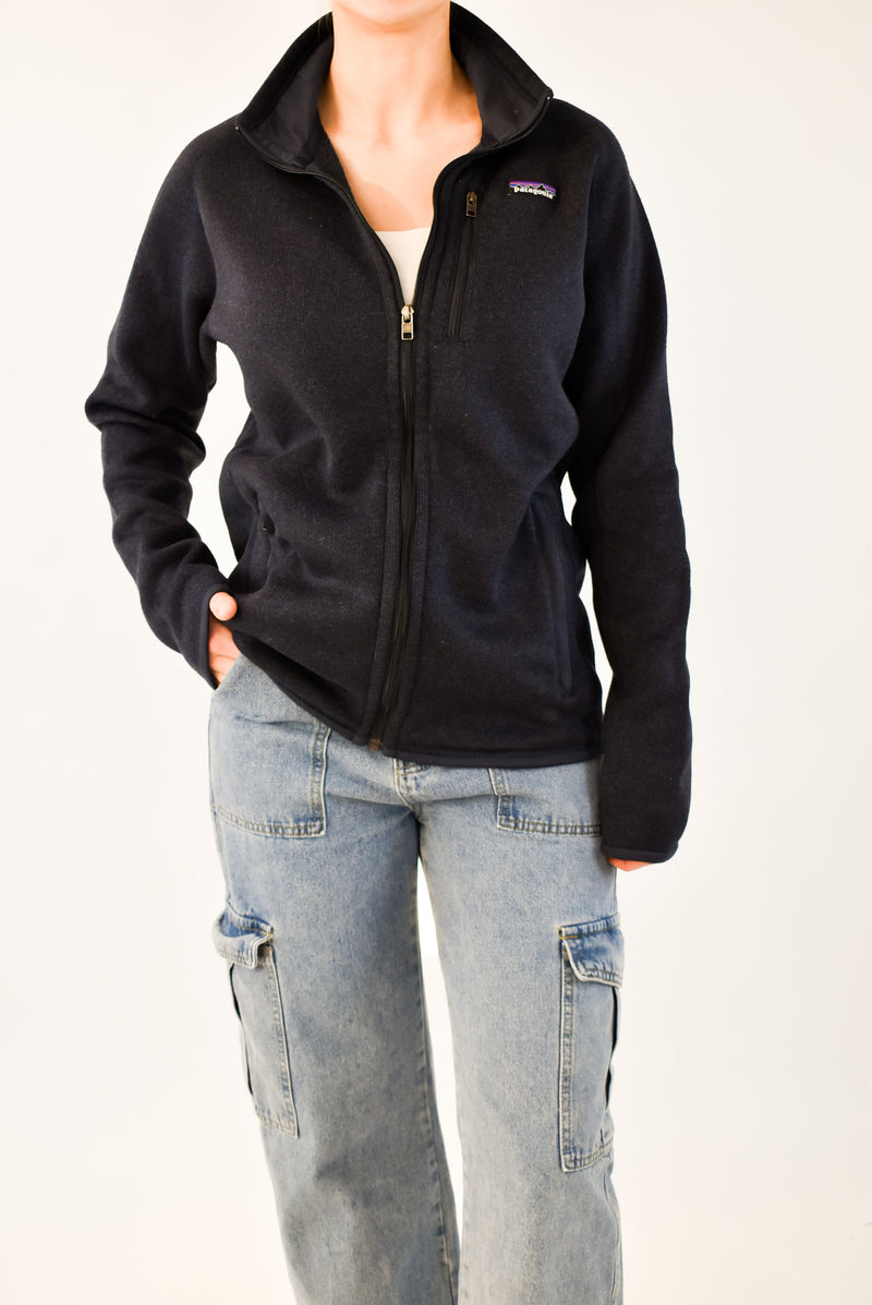 Navy Zip Fleece