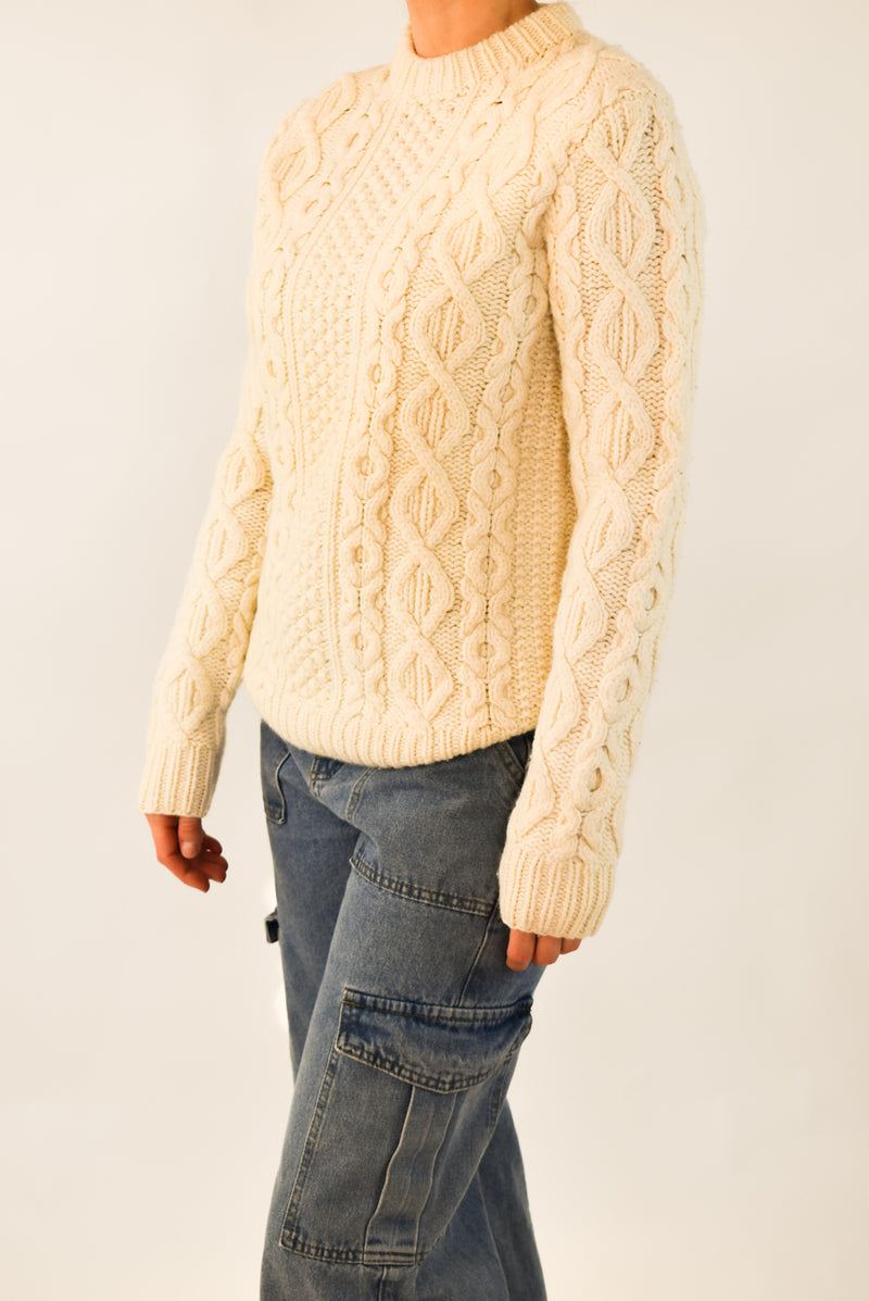 Cream Irish Jumper