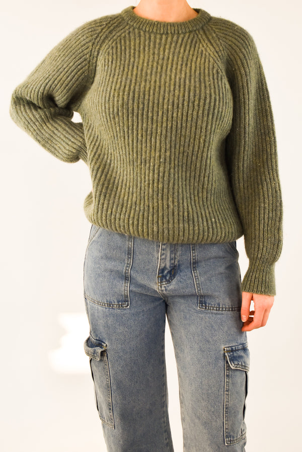 Green Wool Jumper