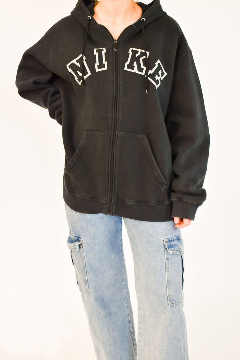 Black Zip-up Hoodie