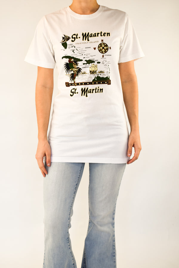 St. Marten White T-Shirt