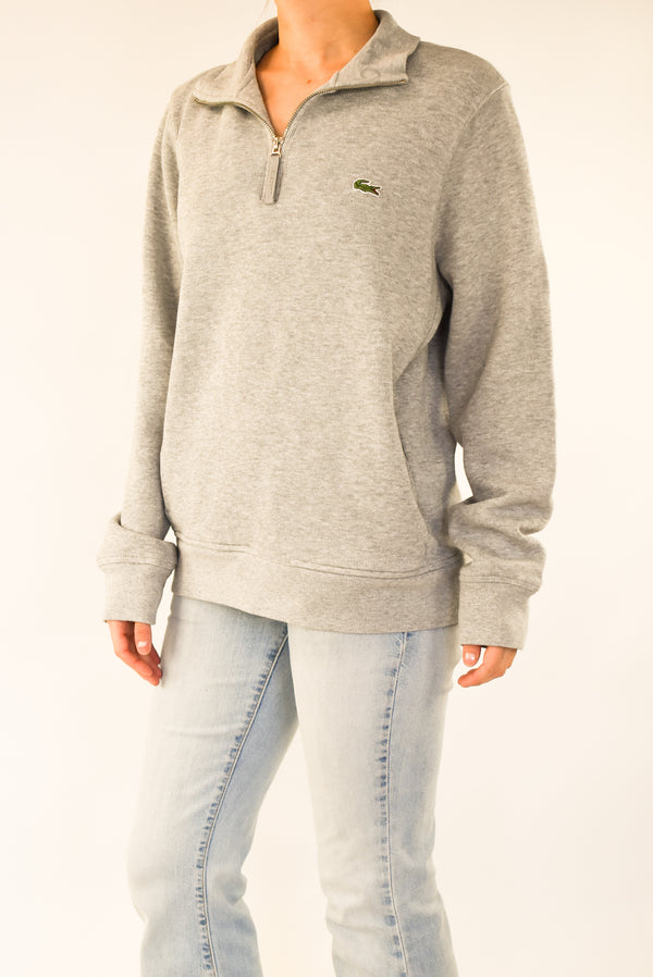 Grey Quarter Zip Sweater