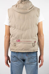 Beige Zip Vest