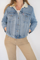 Denim Sherpa Jacket