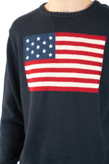 Navy Flag Sweater