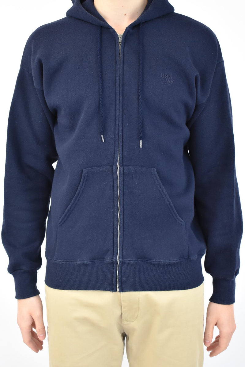 Navy Zip Hoodie