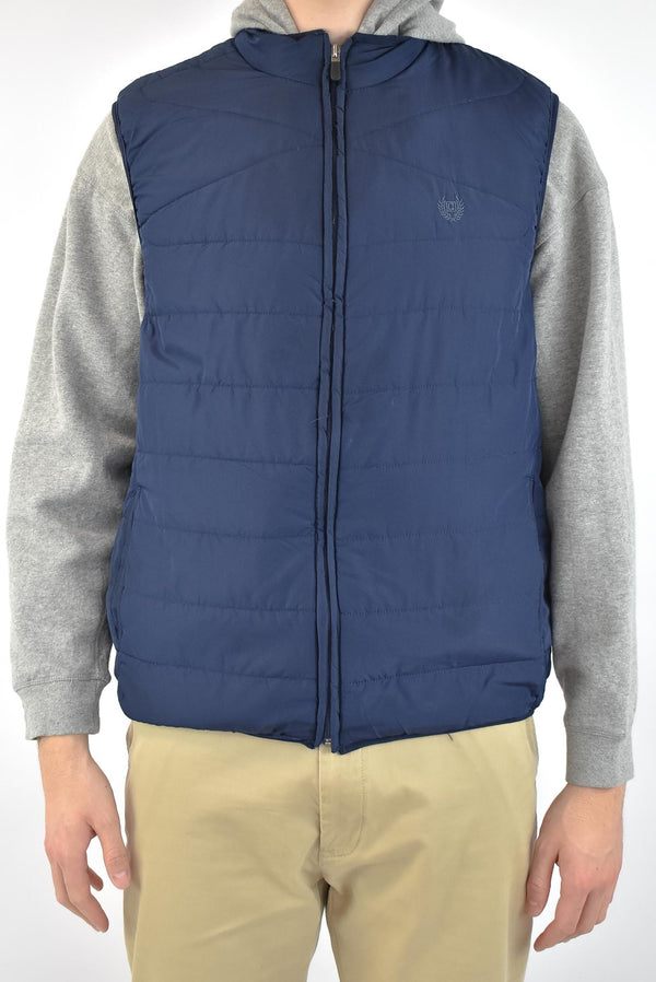 Navy Zip Vest